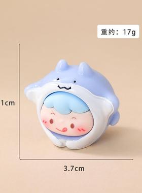 创意海洋动物系列萌粒 diy装饰品直播盲盒袋配件微景观桌面小摆件