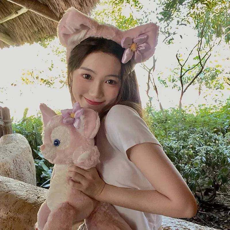 玲娜贝儿女发箍网红新款头箍卡通可爱甜美星黛露发卡毛绒头饰