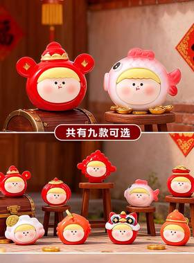 卡通新年莉莉丝系列萌粒公仔树脂工艺品 diy盲盒配件桌面摆件