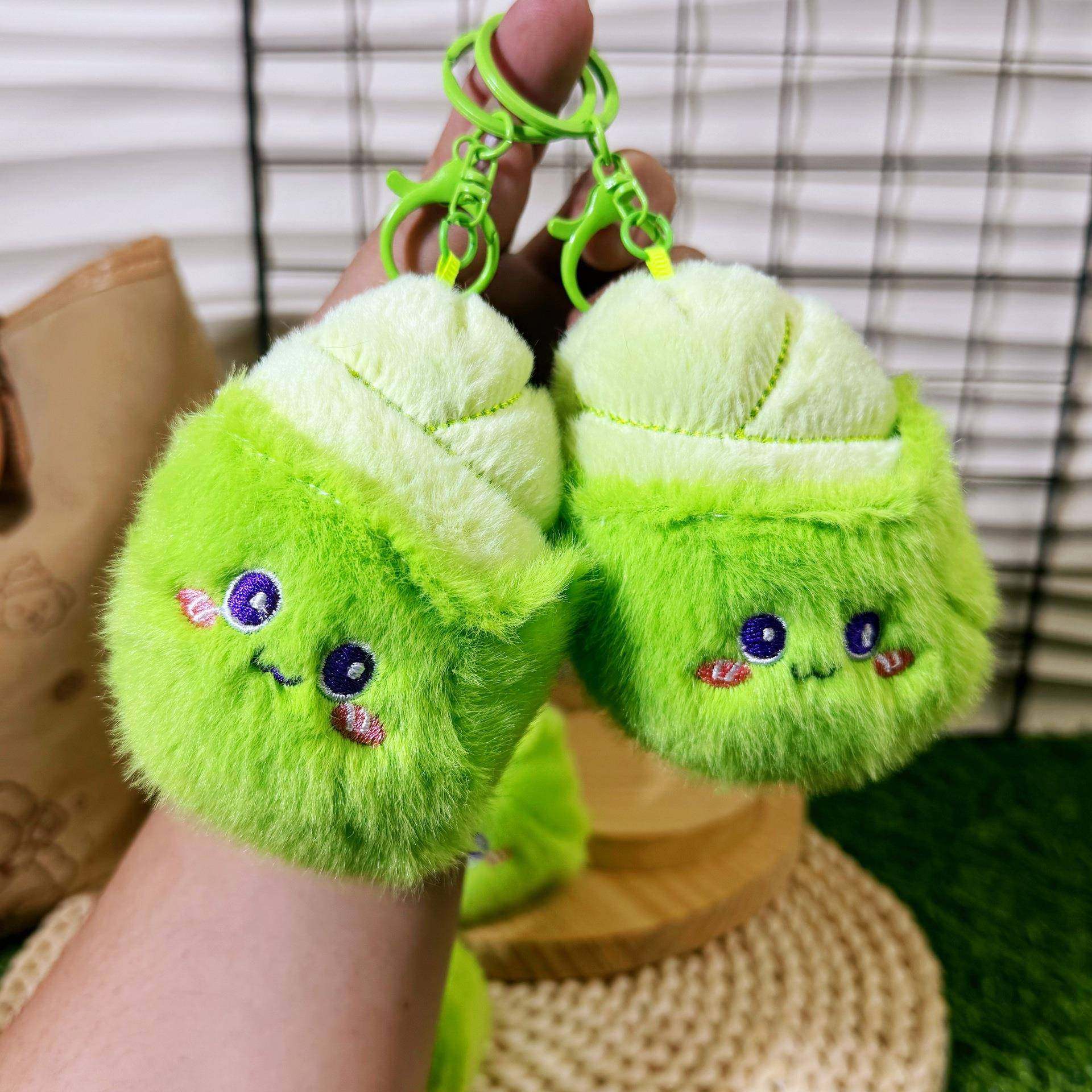果蔬竹笋毛绒挂件可爱包包挂饰玩偶水果迷你玩具娃娃钥匙扣小礼品