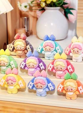 可爱温迪diy饰品配件 萌粒摆件小红书推荐桌面小摆件潮玩植绒公仔