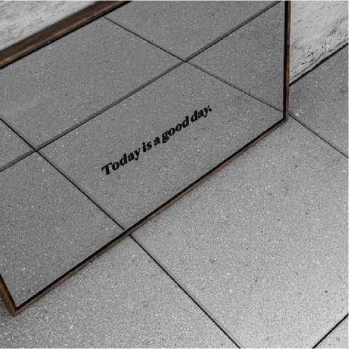 今天是好一天贴纸装饰镜子贴纸