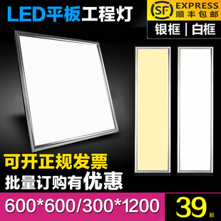 600x600led平板灯60x60led面板灯595x595硅钙300x1200x600工程灯
