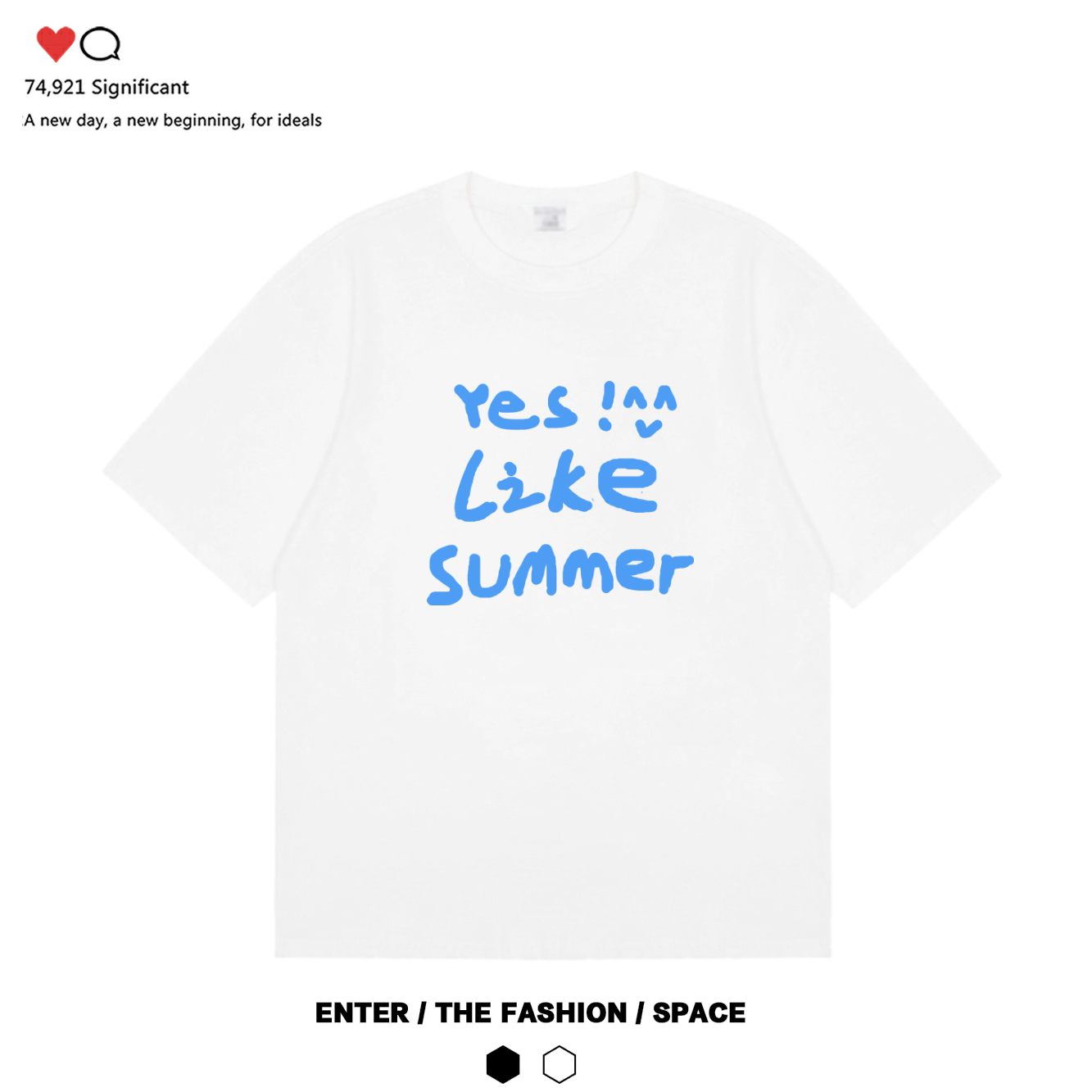 summer蜡笔涂鸦艺术短袖国潮