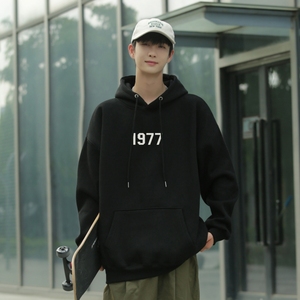 L6215P50秋新品连帽印花宽松棉卫衣长袖外穿卫衣潮牌男装男士外套图片