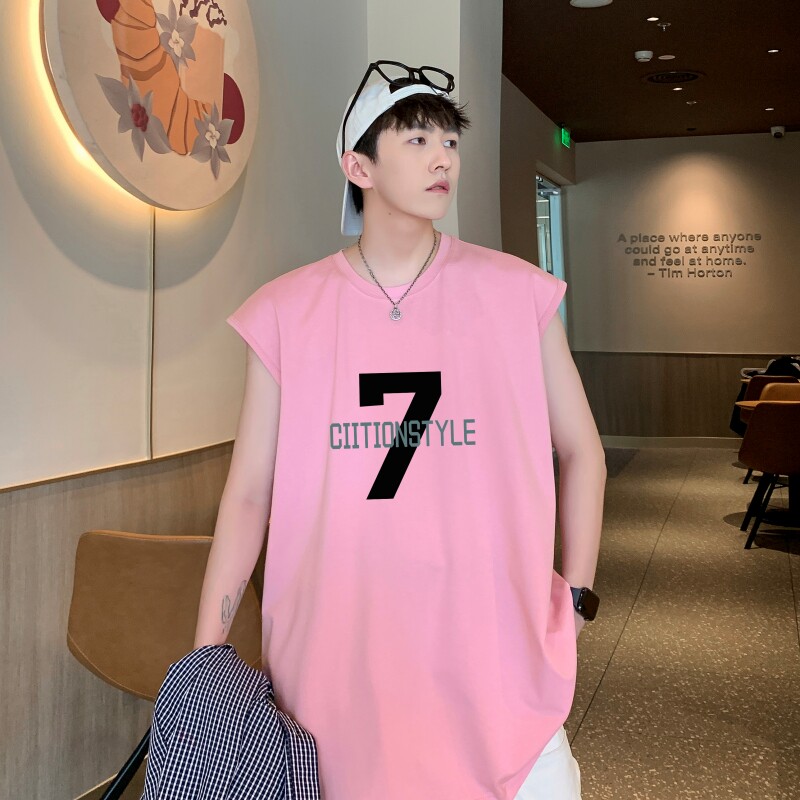 TW6996P28重磅250克直播品质无袖背心无袖T男士篮球t恤个性运动,男装T恤,星座510A-5