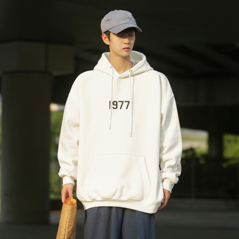 L6215P50秋新品连帽印花宽松棉卫衣长袖外穿卫衣潮牌男装男士外套,男装卫衣,星座510A-5