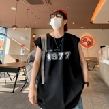 TW7004P28重磅250克直播品质无袖背心无袖T男士篮球t恤个性运动，男装T恤，星座510A-5