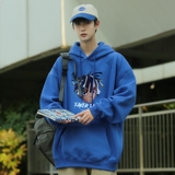 L6210P50秋新品连帽印花宽松棉卫衣长袖外穿卫衣潮牌男装男士外套，男装卫衣，星座510A-5
