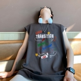 TW7002P28重磅250克直播品质无袖背心无袖T男士篮球t恤个性运动，男装T恤，星座510A-5