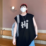 TW7016P28重磅250克直播品质无袖背心无袖T男士篮球t恤个性运动，男装T恤，星座510A-5
