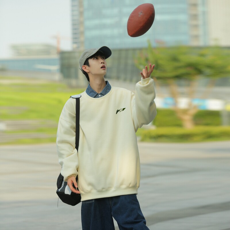 Y6193P40春打底衫圆领印花卫衣棉卫衣长袖打底T卫衣潮牌男装,男装卫衣,星座510A-5