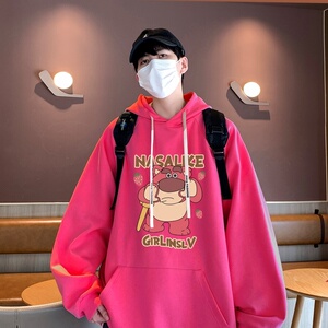 HC7292P55控88加绒65华棉插肩袖420克抖音直播高品质连帽卫衣图片