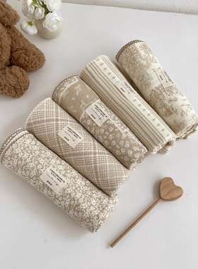 【定制名字】ins风纯棉纱布婴儿包被宝宝盖毯抱被襁褓巾夏浴巾