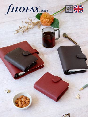 英国进口Filofax Norfolk真皮大环活页本A7 A6A5手帐本2026年日程