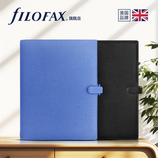 英国进口 Finsbury filofax 2024年日程本真牛皮笔记本记事本