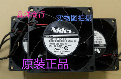ABB变频器风扇NIDEC V35132-16LRCKF 8厘米 DC24V 0.45A 8038