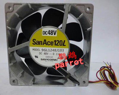 9GL1248J103 48V 0.11A 3线日本Sanyo/三洋 铝框设备风扇