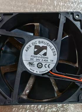 FD2412-D3242G全新ARX DC BRUSHLESS 24V 0.40A变频器风扇12cm