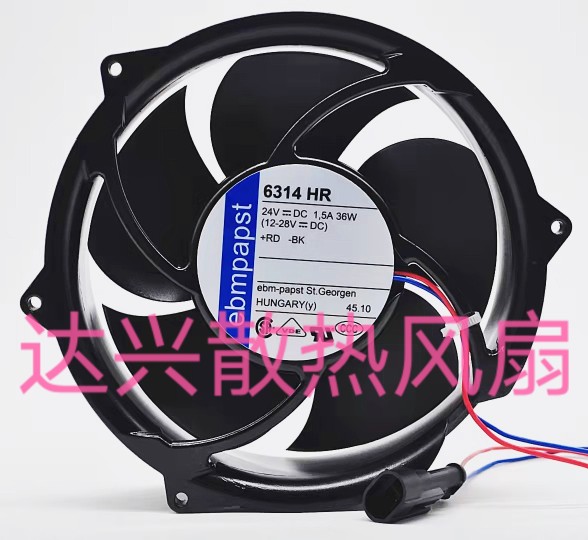ebmpapst 6314HR-900 DC24V 36W 17251  ABBACS510变频器风扇