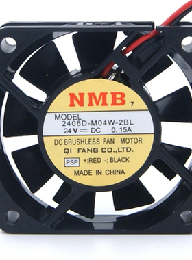NMB-MAT 6cm 6厘米 2406D-M04W-2BL 6015 24V 散热风扇