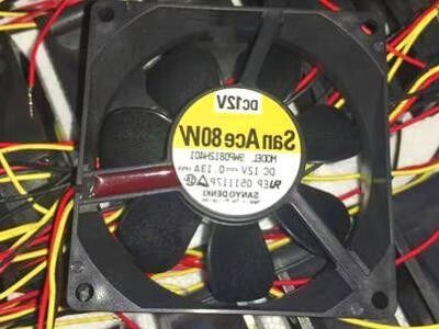 9WP0812H401 8025 12V 0.13A 全新日本三洋SANYO IIP68 防水风扇