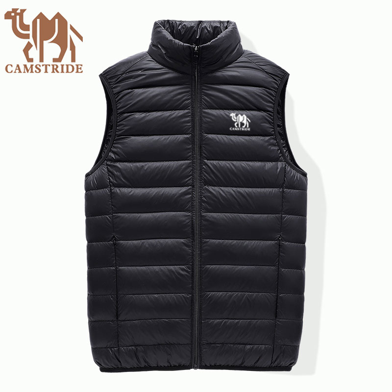 羽绒马甲男立领轻薄保暖背心坎肩