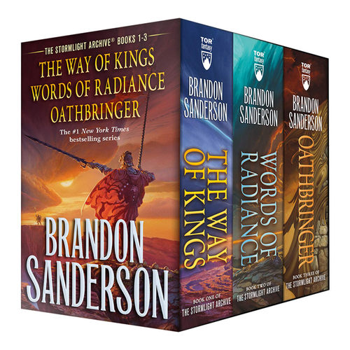 飓光志3册 Stormlight Archive MM Boxed Set I Books The Way of Kings Words of 英文原版 Brandon Sanderson 英语小说