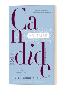 英文原版小说 Candide 老实人 兰登书屋现代图书馆经典系列 Voltaire伏尔泰 Modern Library Classics 英文版 进口英语原版书籍