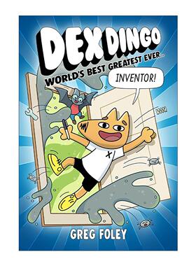 英文原版 Dex Dingo World's Best Greatest Ever Inventor 袋鼠戴克斯系列1 世界伟大发明家 儿童搞笑漫画 英文版 进口英语原版书