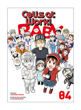 英文原版 Cells at Work! Baby 4 工作细胞 婴儿篇4 漫画 英文版 进口英语原版书籍