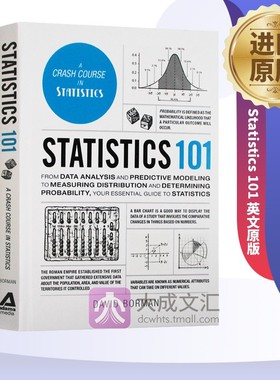 精装 Statistics 101 英文原版 101系列 统计学 英文版 英语书籍