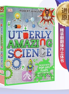 Utterly Amazing Science 惊人的科学 英文原版 DK百科书 精装翻翻操作立体书 科学启蒙认知 英文版进口原版英语书籍儿童图书