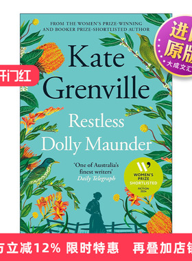 英文原版 Restless Dolly Maunder 不安分的多莉·蒙德 凯特·格兰维尔 2024女性小说奖短名单 英文版 进口英语原版书籍