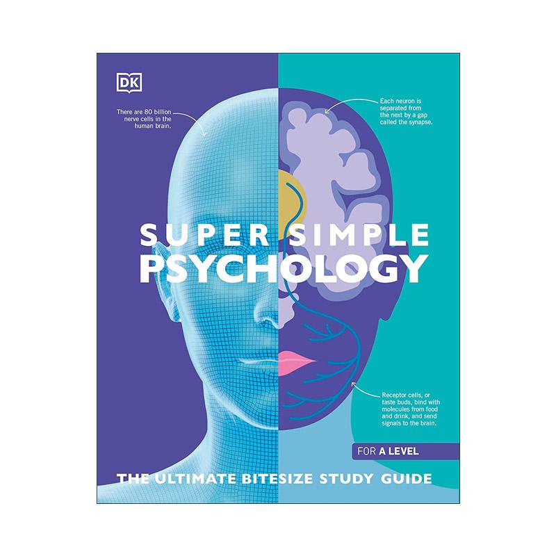 英文原版 Supersimple Psychology 简单心理学 DK人文社科科普百科读物 英文版 进口英语原版书籍