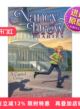 英文原版 A Capitol Crime 南希德鲁日记22 神探南茜 英文版 进口英语原版书籍