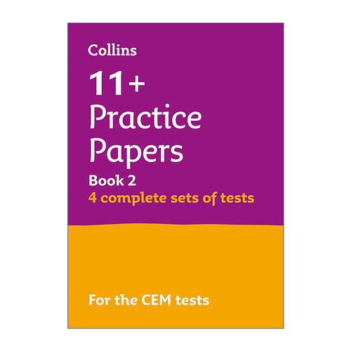 英文原版 Collins 11+ English Non-Verbal Reasoning Practice Papers 2 柯林斯英国小升初CEM考试完整测试题2 英文版 进口英语书