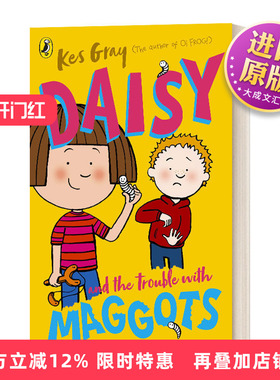 英文原版 Daisy and the Trouble with Maggots 黛西和虫饵的麻烦 鬼马精灵黛西系列 英文版 进口英语原版书籍