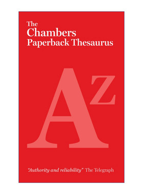 英文原版 The Chambers Paperback Thesaurus 钱伯斯同义词词典 英文版 进口英语原版书籍