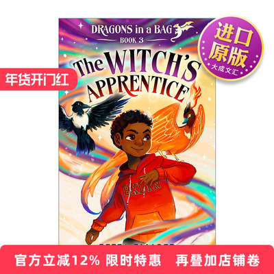 英文原版 The Witch's Apprentice Dragons in a Bag 03 女巫的学徒 袋子里的龙系列2 儿童奇幻小说 Zetta Elliott 进口英语书籍