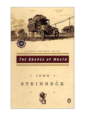 英文原版 The Grapes of Wrath Centennial Edition 愤怒的葡萄 百年版 John Steinbeck约翰·斯坦贝克 英文版 进口英语原版书籍