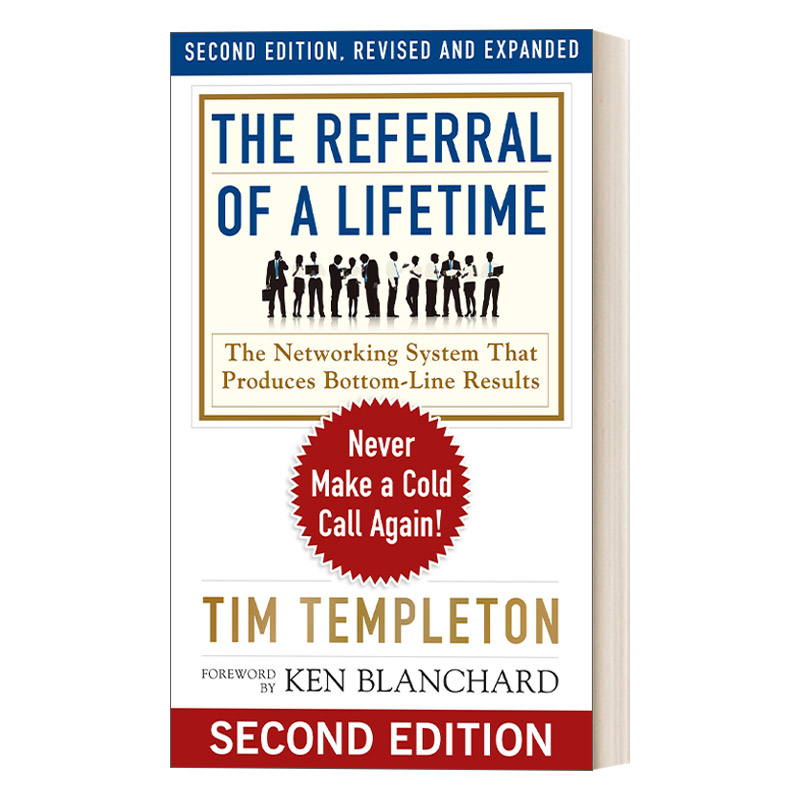 英文原版 The Referral of a Lifetime 终生有效的推销术 第二版 市场营销 Tim Templeton 英文版 进口英语原版书籍