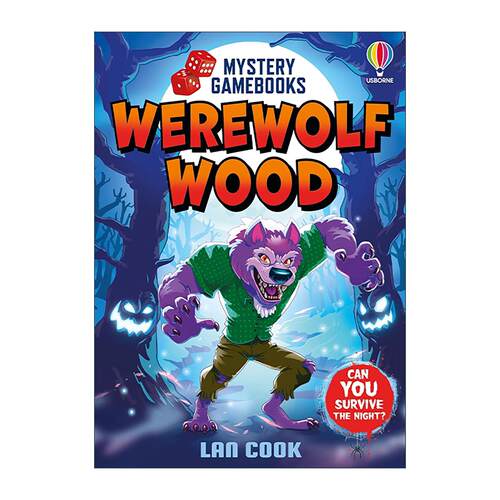 英文原版 Usborne Werewolf Wood 狼人森林 尤斯伯恩彩色互动冒险书 儿童益智游戏书 英文版 进口英语原版书籍