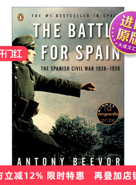 英文原版 The Battle for Spain 西班牙之战 1936-1939年西班牙内战 历史 Antony Beevor 英文版 进口英语原版书籍