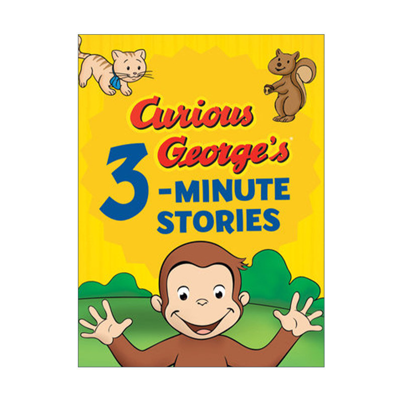 georges 3-minute stories 好奇猴乔治三分钟故事14个 精装合集 英文