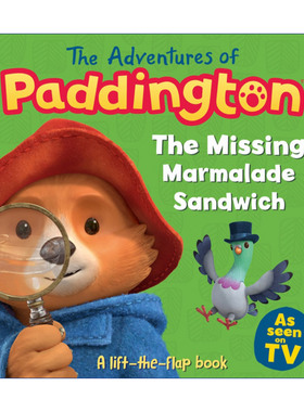 英文原版 The Adventures of Paddington The Missing Marmalade Sandwich 帕丁顿熊绘本 谁偷了我的橘子酱三明治 纸板书进口书籍