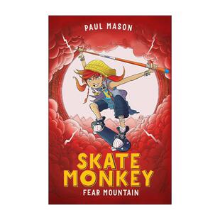 恐惧之山 书籍 Monkey 进口英语原版 英文版 少儿英语学习故事读物 滑板神猴 Mountain Fear Skate 英文原版