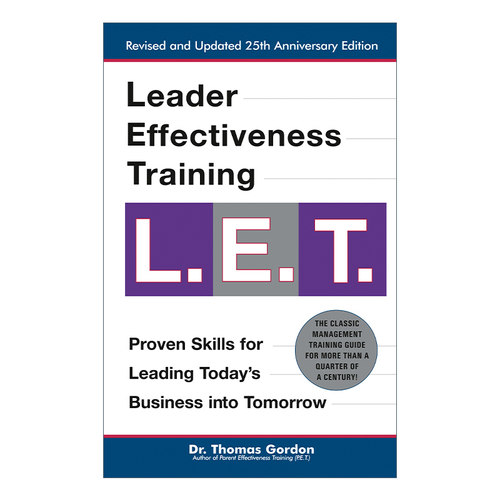 英文原版 Leader Effectiveness Training: L.E.T.Revised 领导者效能培训 领导学 Thomas Gordon 精装 英文版 进口英语原版书籍