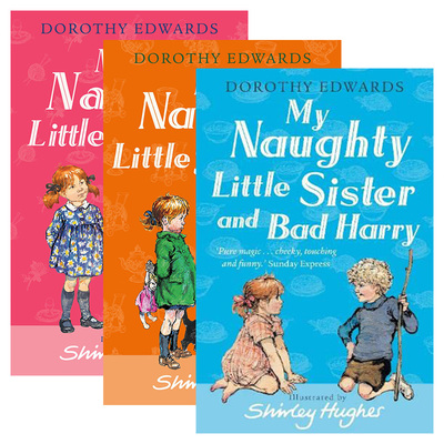 英文原版 My Naughty Little Sister 我的淘气妹妹3册套装 英文版 进口英语书籍