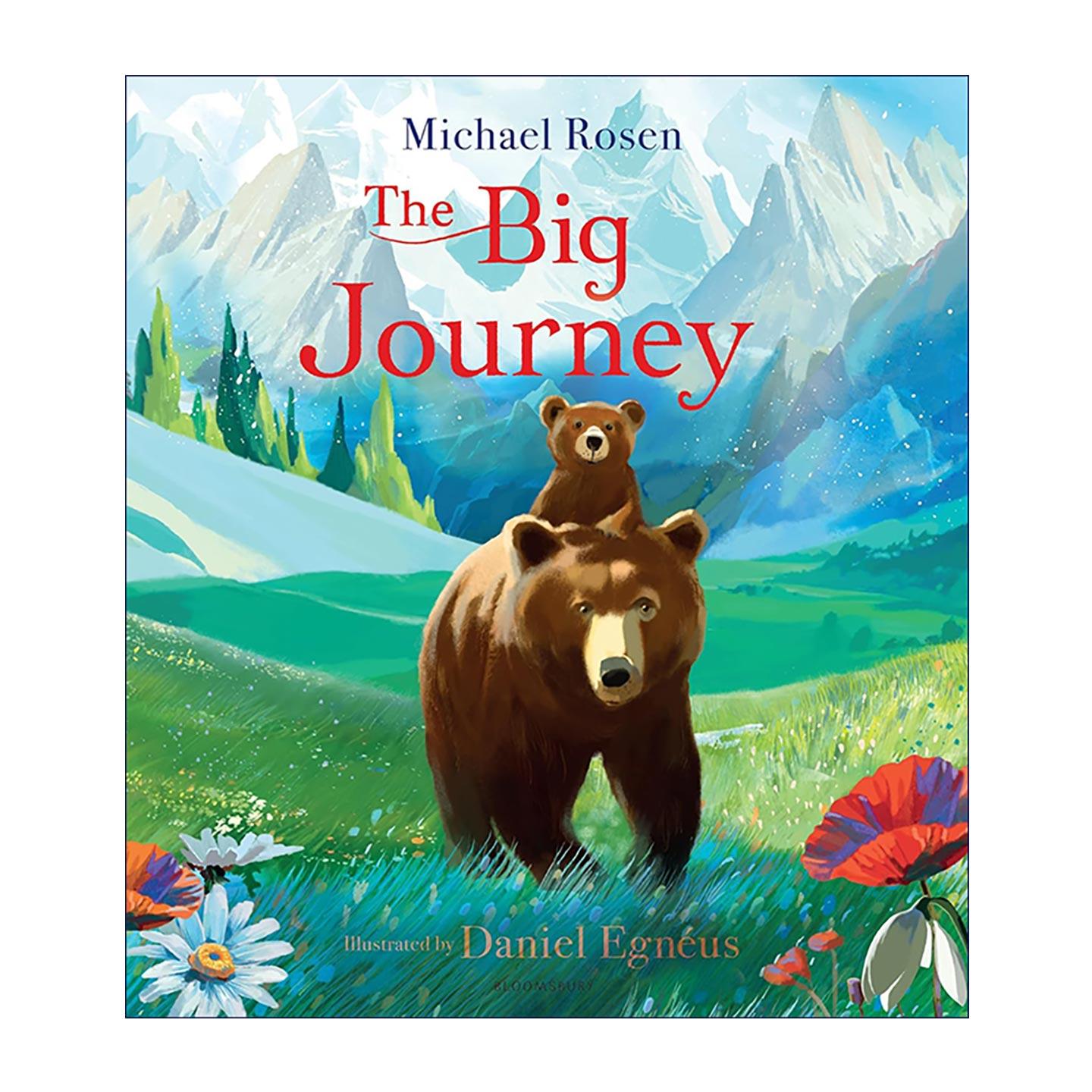 英文原版 The Big Journey 大熊与小熊的大冒险 迈克尔罗森爷爷绘本精装 英文版 进口英语原版书籍